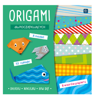 Książeczka origami z naklejkami 20x20 32