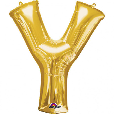 Balon foliowy Anagram Maxi Literka Złoty