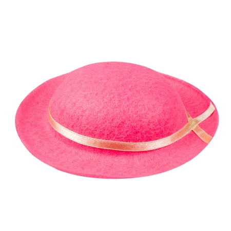 Melonik MINI filcowy kapelusz różowy