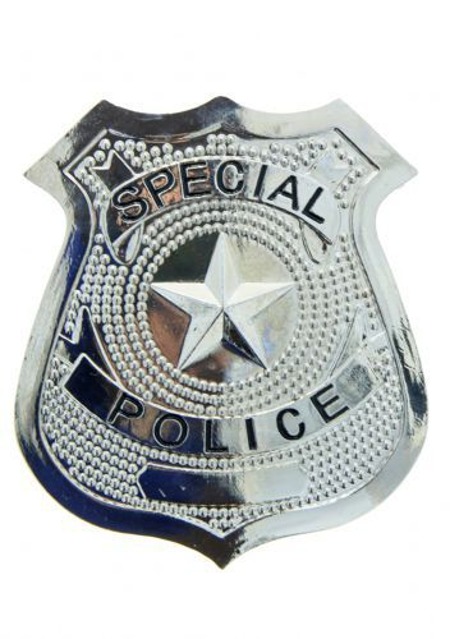 Odznaka policjanta Special Police SREBRNA