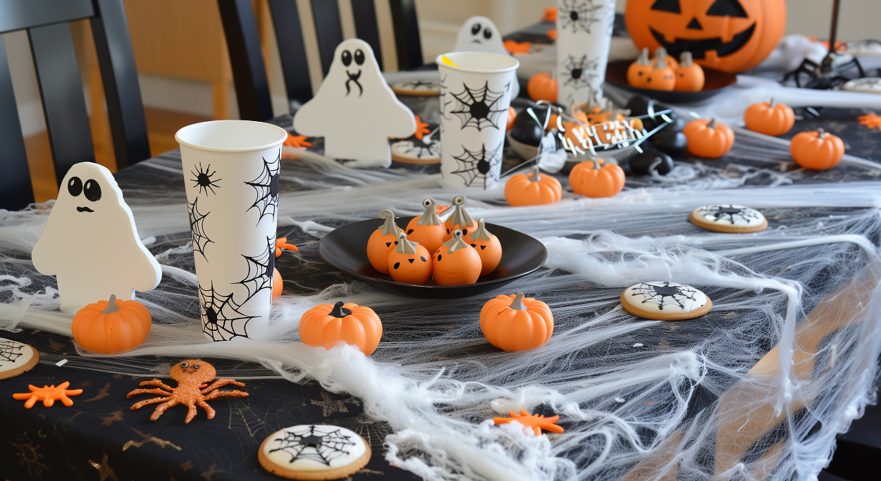 Dekoracje na halloween - domówka