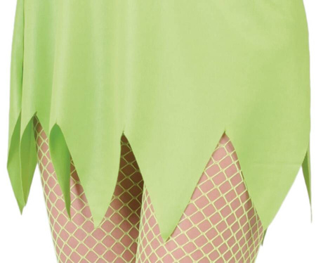 Strój damski wróżka dzwoneczek zielona