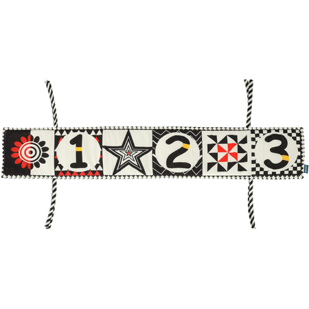 Ochraniacz do łóżeczka książeczka mata kontrastowa