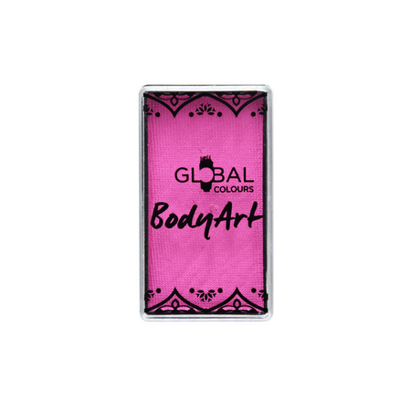 Global Colours farba do twarzy i ciała prostokątna 20g Candy Pink