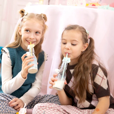 Słomki papierowe Kotki 19,5cm 6 szt.