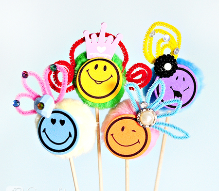 Naklejki z pianki EMOCJE 60 szt.