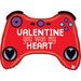 Balon foliowy Valentine Gamer dla gracza 34 cale