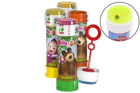 Małe bańki mydlane 60 ml Masza i niedźwiedź