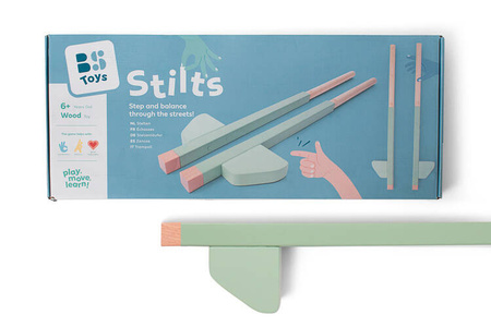 Szczudła cyrkowe drewniane dla dzieci 110 cm  BS Toys