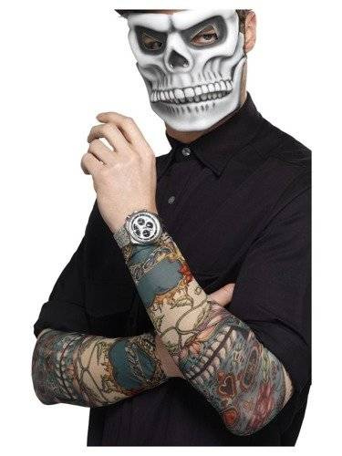 Rękawy z tatuażem "Day of the Dead" 2 szt