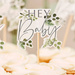 Toppery dekoracyjne, pikery na imprezę Baby Shower 12 szt. Seria Botanical