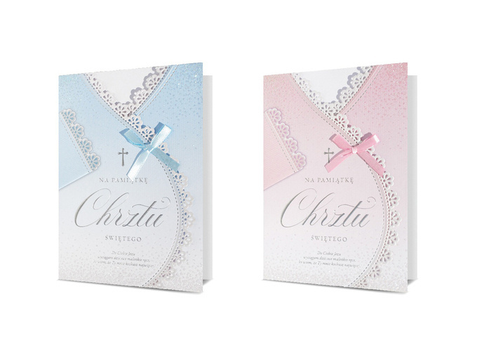 Kartka okolicznościowa Na Pamiątkę Chrztu Świętego