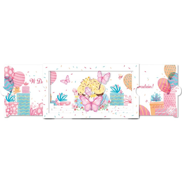 Kartka okolicznościowa 3D rozsuwana Teatr W Dniu urodzin