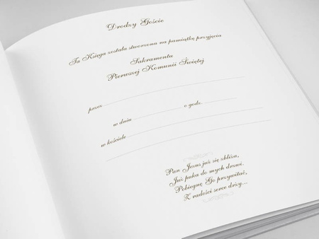 Księga Gości Komunijnych Album Komunia 20,5 cm