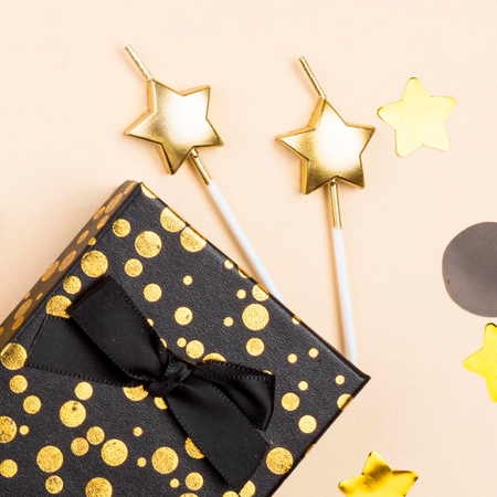 Świeczki urodzinowe na tort Gwiazdki