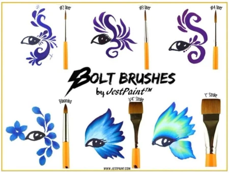 Pędzel do malowania twarzy i ciała BOLT Brushes - Liner #3