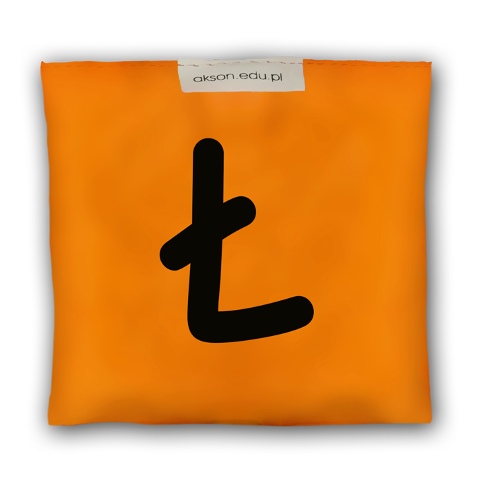 Woreczek gimnastyczny z literką Ł - szkolny Akson