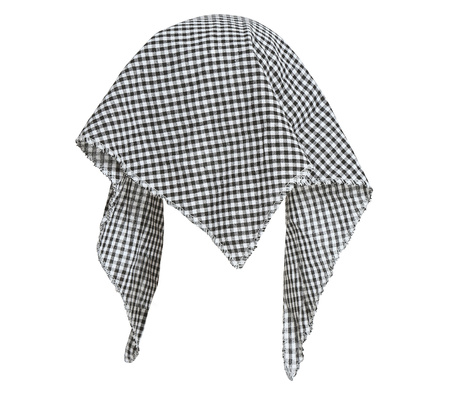 Maska lateksowa wiedźma czarownica z chustą