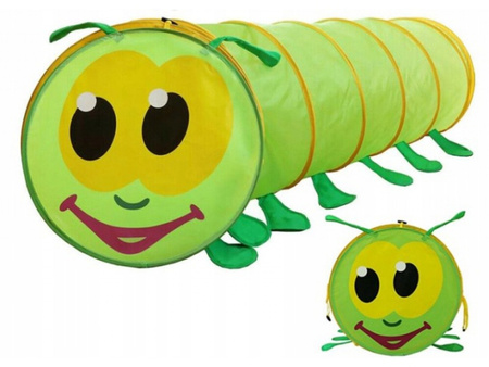 Tunel Animacyjny usztywniany namiot gąsienica zielona 1,7m 