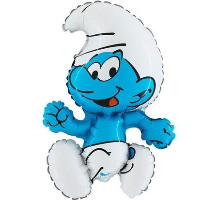 Smerfy Smerf balon foliowy 14''