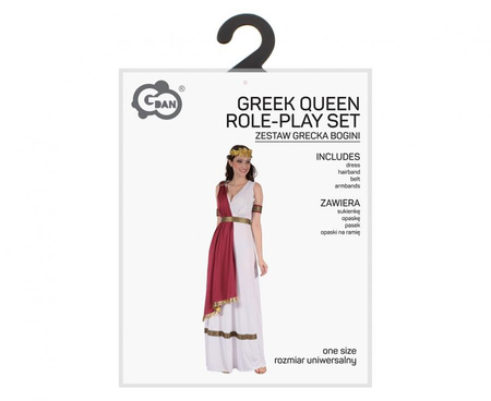 Strój Antyczny Grecka bogini dla dorosłych rozmiar uniwersalny