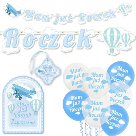 Girlanda baner MAM JUŻ ROCZEK 183 cm