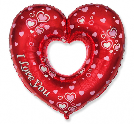 Serce I love You balon foliowy 24" FX