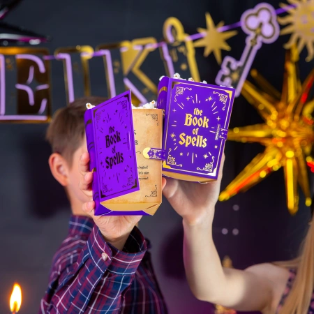 Pojemniki na przekąski Popcorn Andrzejki Wróżki Magia 3 szt.