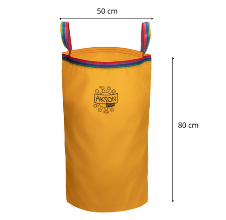 Worek do skakania 80 cm żółty - OUTLET - przybrudzony materiał
