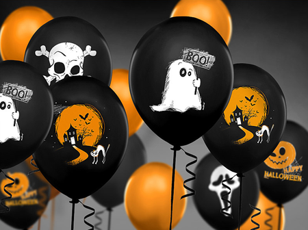 Balon 12 cali 1 szt Duszek - dwustronny nadruk