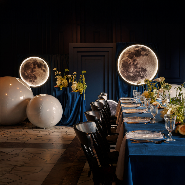 Księżyc LED świecący neon 100 cm