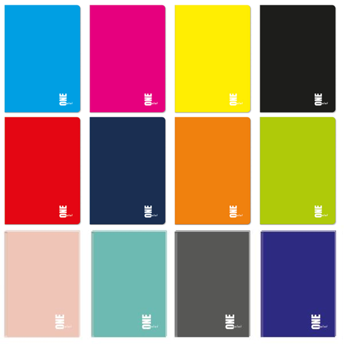 Brulion A6 96 kartkowy w kratke 962 (mix kolorów)