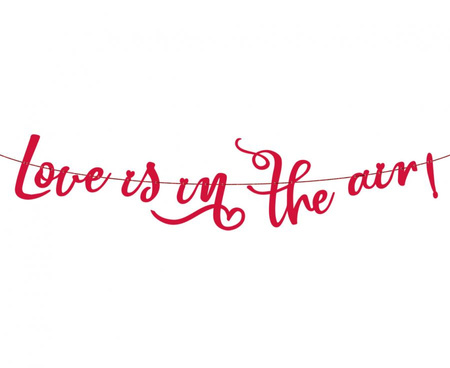 Baner Girlanda Love Is In The Air WALENTYNKI 200 cm