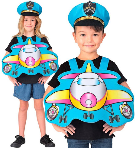 Strój pilot samolot piankowa kamizelka 3-5 lat