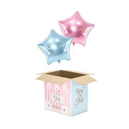 Pudełko do paczki balonowej Boy or Girl