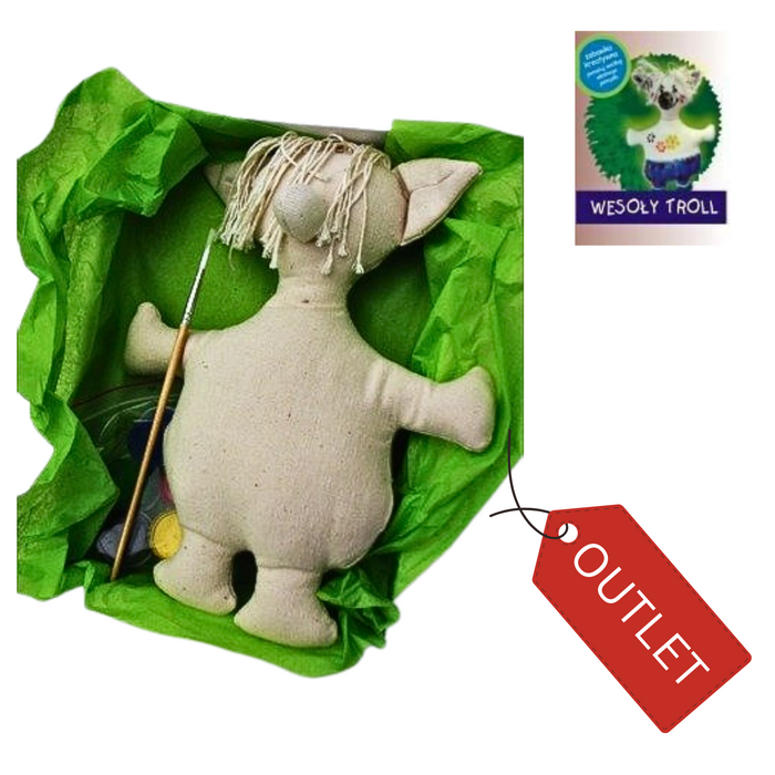 Zestaw Kreatywny Wesoły troll - OUTLET - brak farbek
