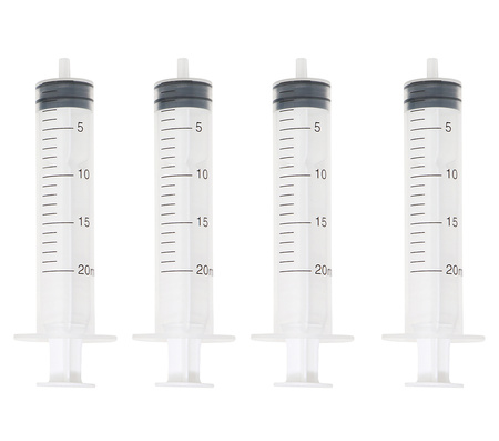 Strzykawka 12 cm 20 ml zestaw 4 szt. Halloween