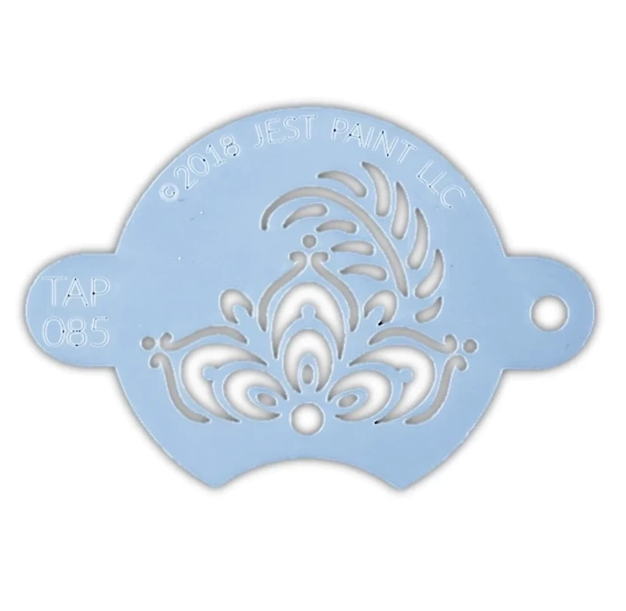 Szablon do malowania twarzy i ciała TAP KWIAT z listkiem