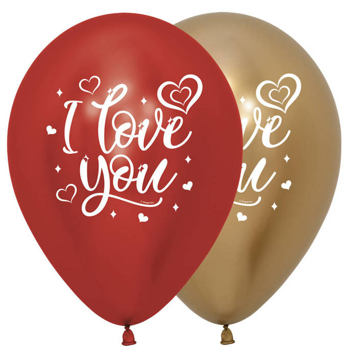 Balon Sempertex Reflex I Love you 12'' 1 szt.