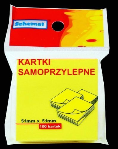 Karteczki kartki samoprzylepne 51 x 51 mm