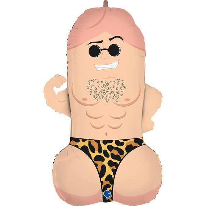 Balon foliowy Mr D..k wieczór panieński 36" 91 cm