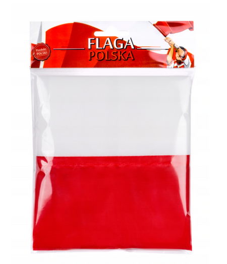 Flaga Narodowa Polski kibica 112x70 cm