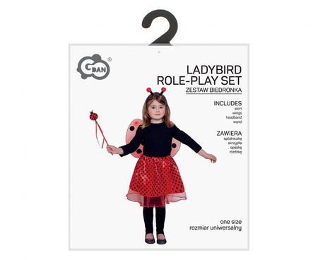 Zestaw Biedronka przebranie dla dzieci