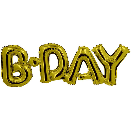 Balon Foliowy Happy B-Day 3D trójwymiarowy 56 cm