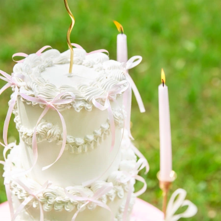 Pikkery Toppery kokardki różowe 10 szt.