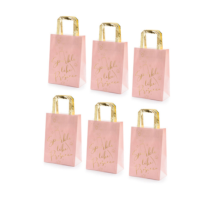 Torebki prezentowe Prosecco papierowe 6 szt.