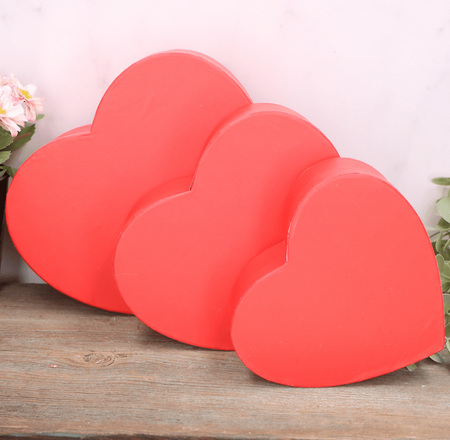 Pudełko prezentowe FlowerBox SERCE czerwone