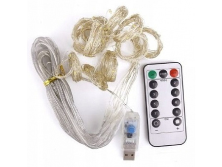 Girlanda lampki Świąteczne kurtyna 300 LED 3x3m