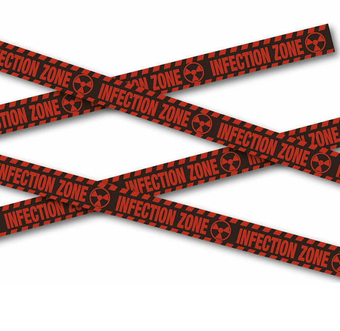 Taśma dekoracyjna na Halloween Infection Zombie