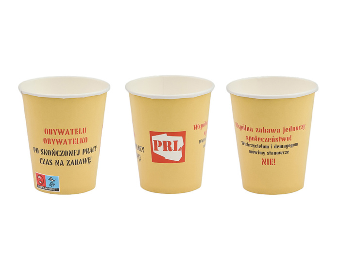 Kubeczki papierowe PRL 250 ml 6 szt.